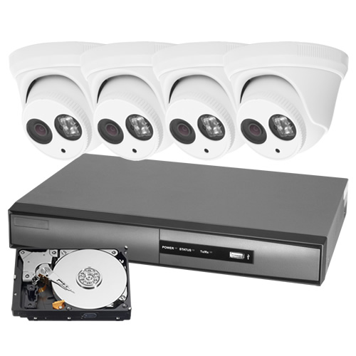 2322l HD-TVI 4CH 1080P Indoor/Outdoor D&N WDR IR Package : October Promotion: (Standard  Package )